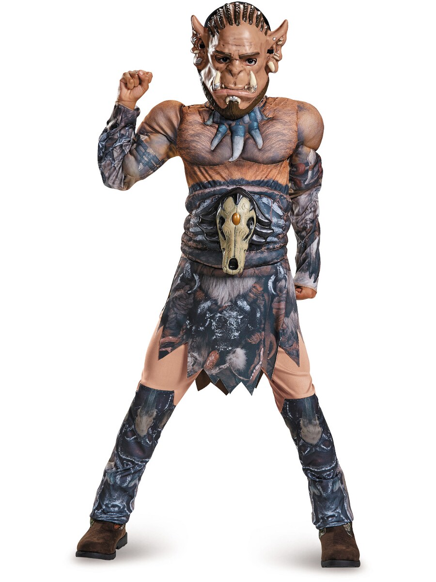 Child&#x27;s Boys World Of Warcraft Durotan Orc Horde Warrior Costume