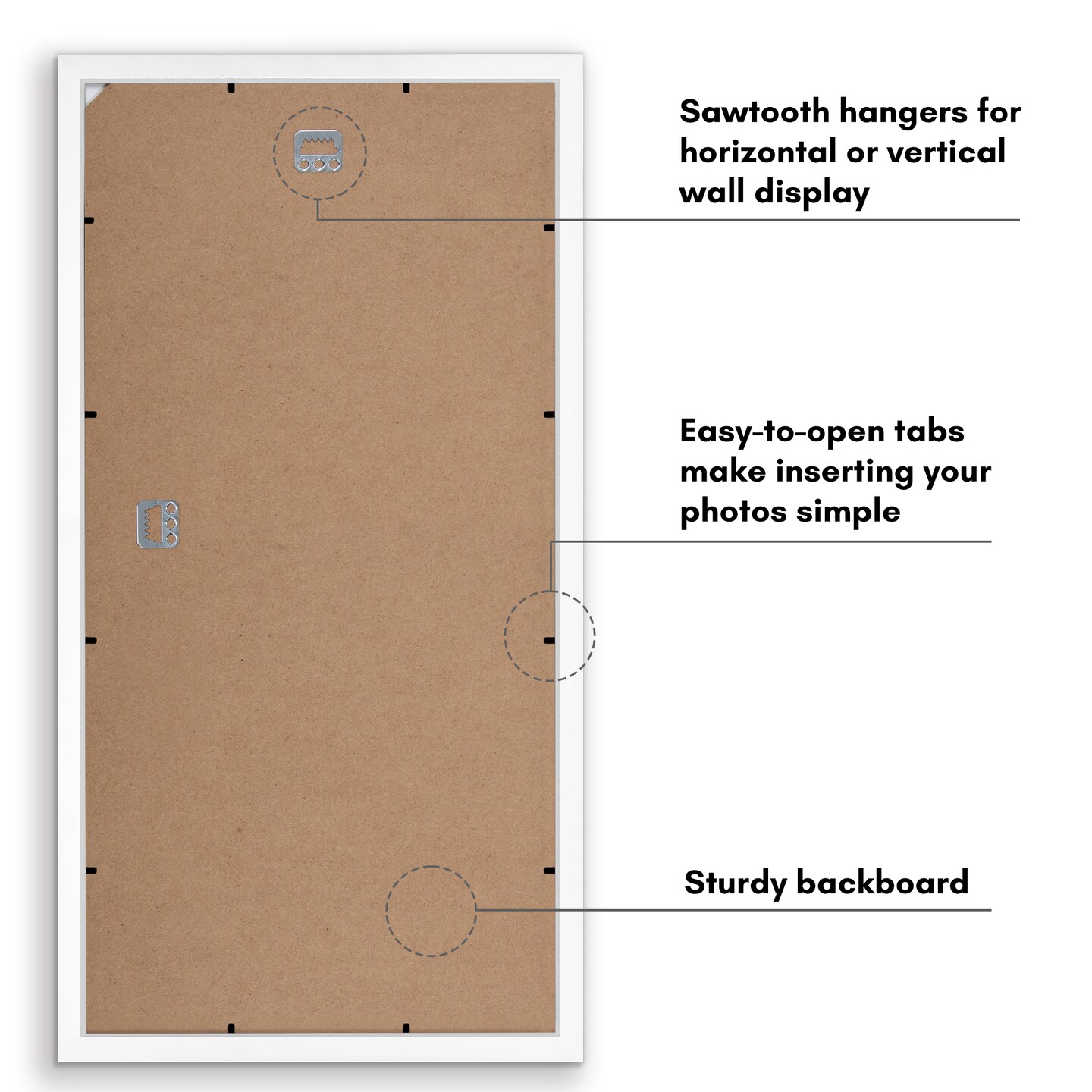 Americanflat 11x22 Newspaper Frame - Display Frame for Showcasing Newspaper Front Page - Polished Plexiglass Cover - Hanging Hardware for Horizontal or Vertical Display
