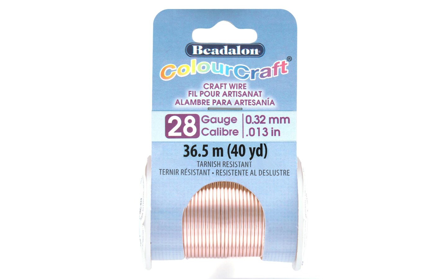 Beadalon Colourcraft Wire Tr Ga Rosegld Yd Michaels