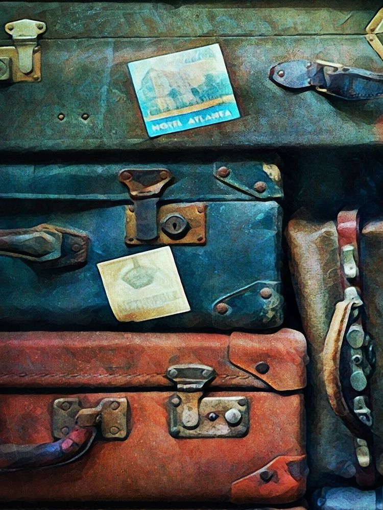 Vintage Stacked Suitcases I by Ashley Aldridge - Item # VARPDXYB006A