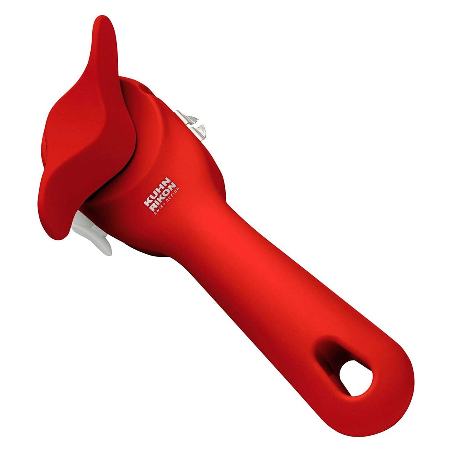 Kuhn Rikon Auto Safety Lid Lifter Can Opener Lock On Safe Easy Lid Removal Red