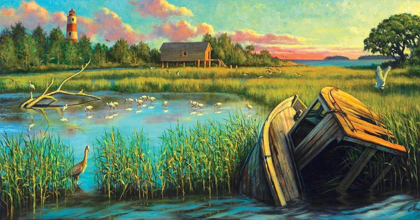 Sunsout Laughing Gull Creek 500 pc   Jigsaw Puzzle 42971
