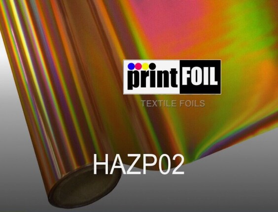 PrintFOIL Metallic Foil Heat Transfer Rainbow Cooper Iron On 12" X 25ft for HTV Vinyl for DIY Tshirt,Bags,Garments