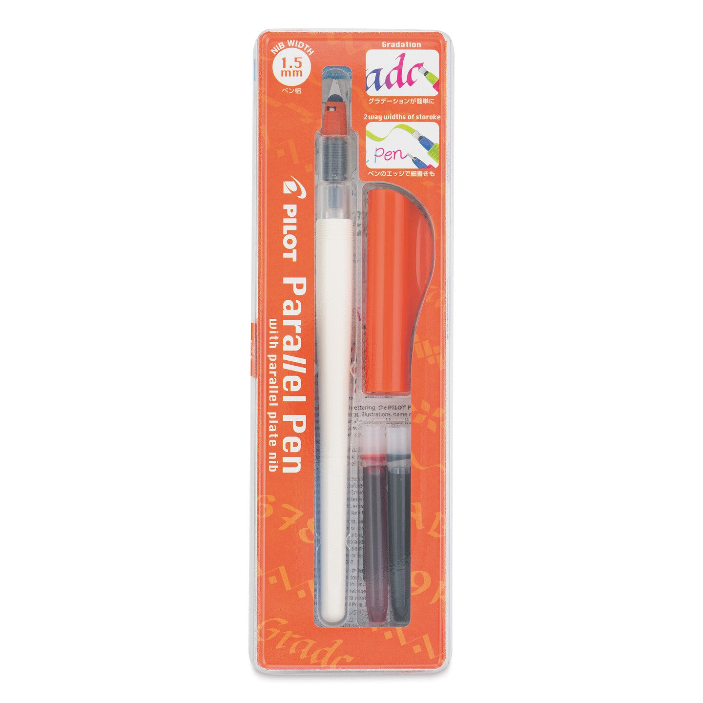 Pilot Parallel Calligraphy Pen Set - 1.5 mm Pen Nib with Ink Cartridges