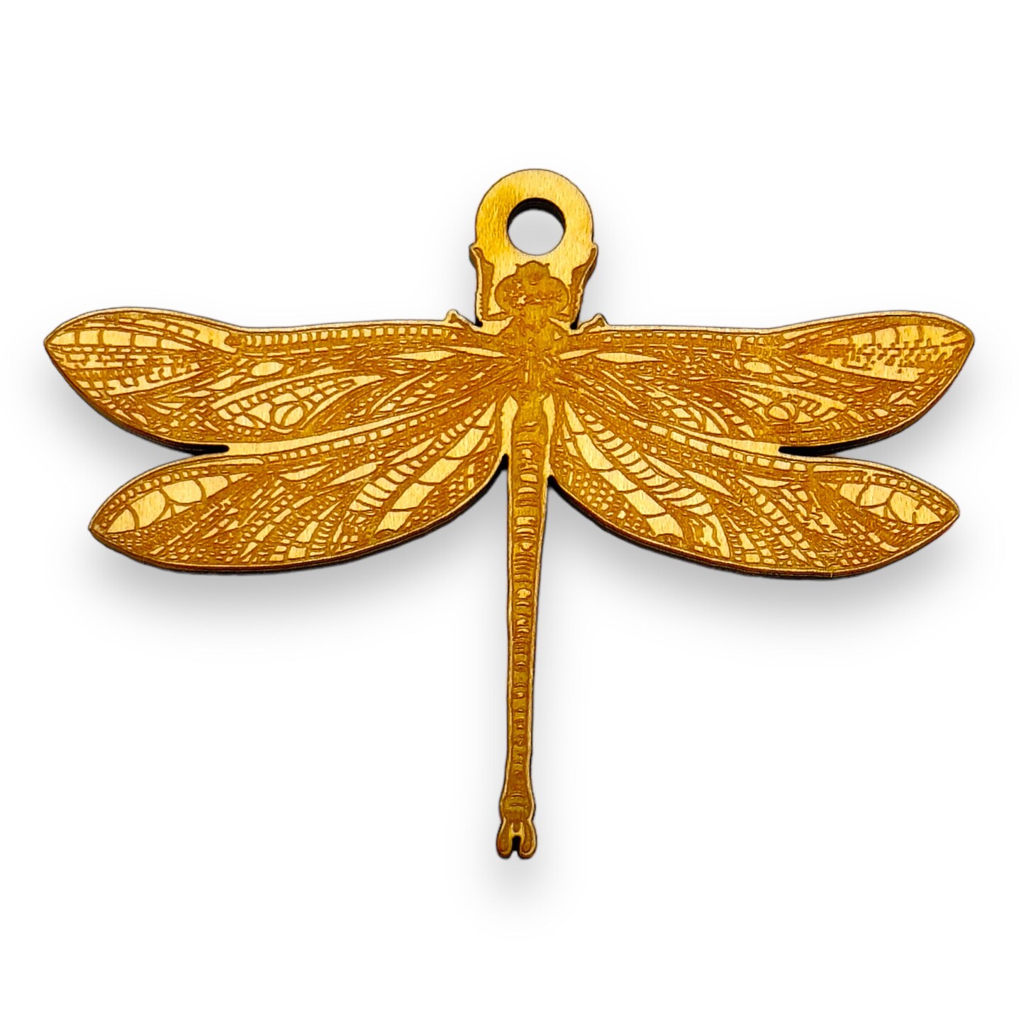 Ornament - Dragonfly - Raw Wood 4x3in Ornament - Dragonfly - Raw Wood 4x3in