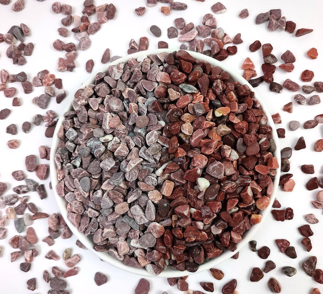 2LB Succulent and Cactus Gravel Pebbles, 1/5 Inch Natural Decorative Polished Stones, River Rocks for Vases, Aquariums, Terrarium and Outdoor Gardening, Mixed Color
