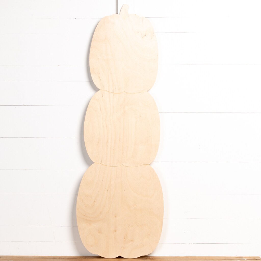 47&#x22; Tall Stacked Pumpkins porch Sign