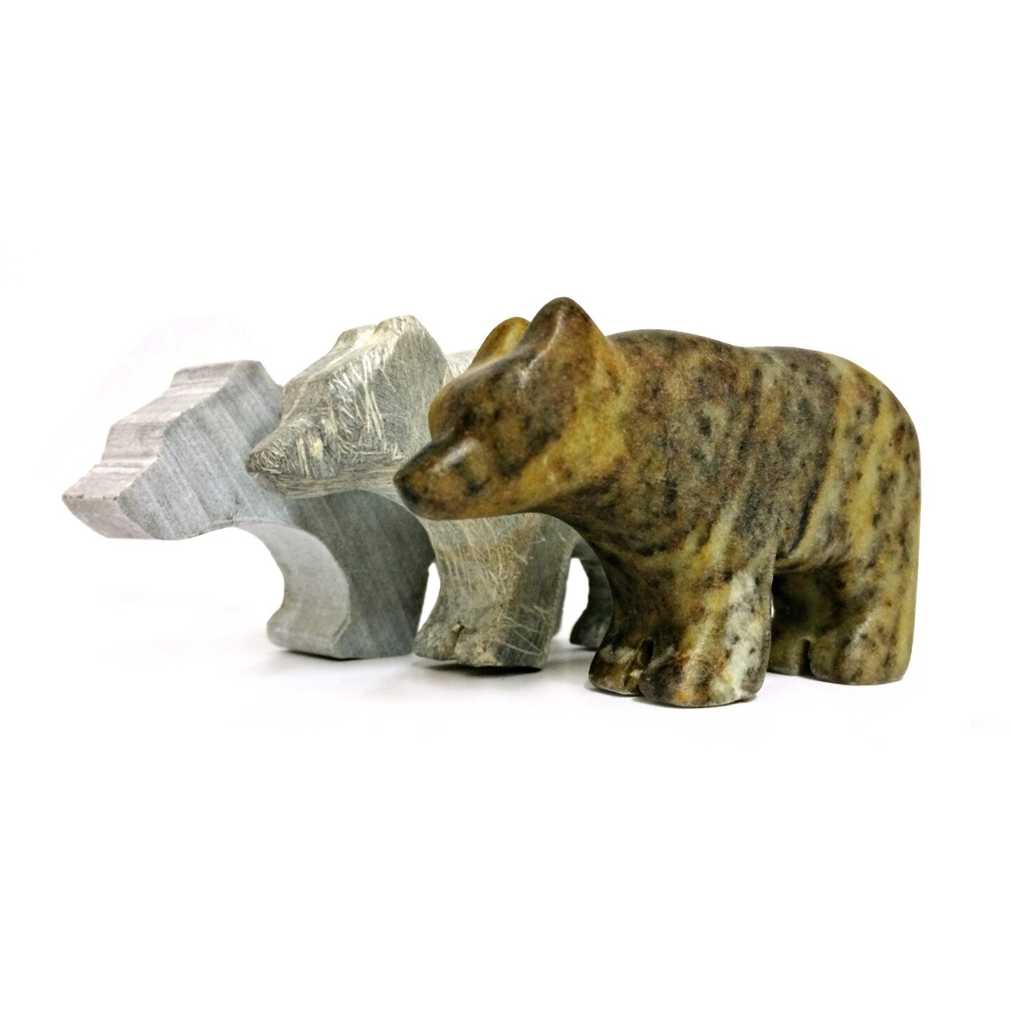 Mothers Day Gift - Bear Soapstone Carving Kit