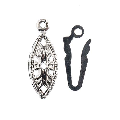 John Bead Must Have Findings 7x20mm Fish Hook Clasp Set, 9pcs