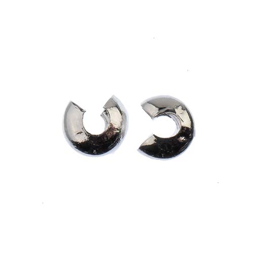 John Bead Must Have Findings 3mm Bead Crimp Cover, 20pcs
