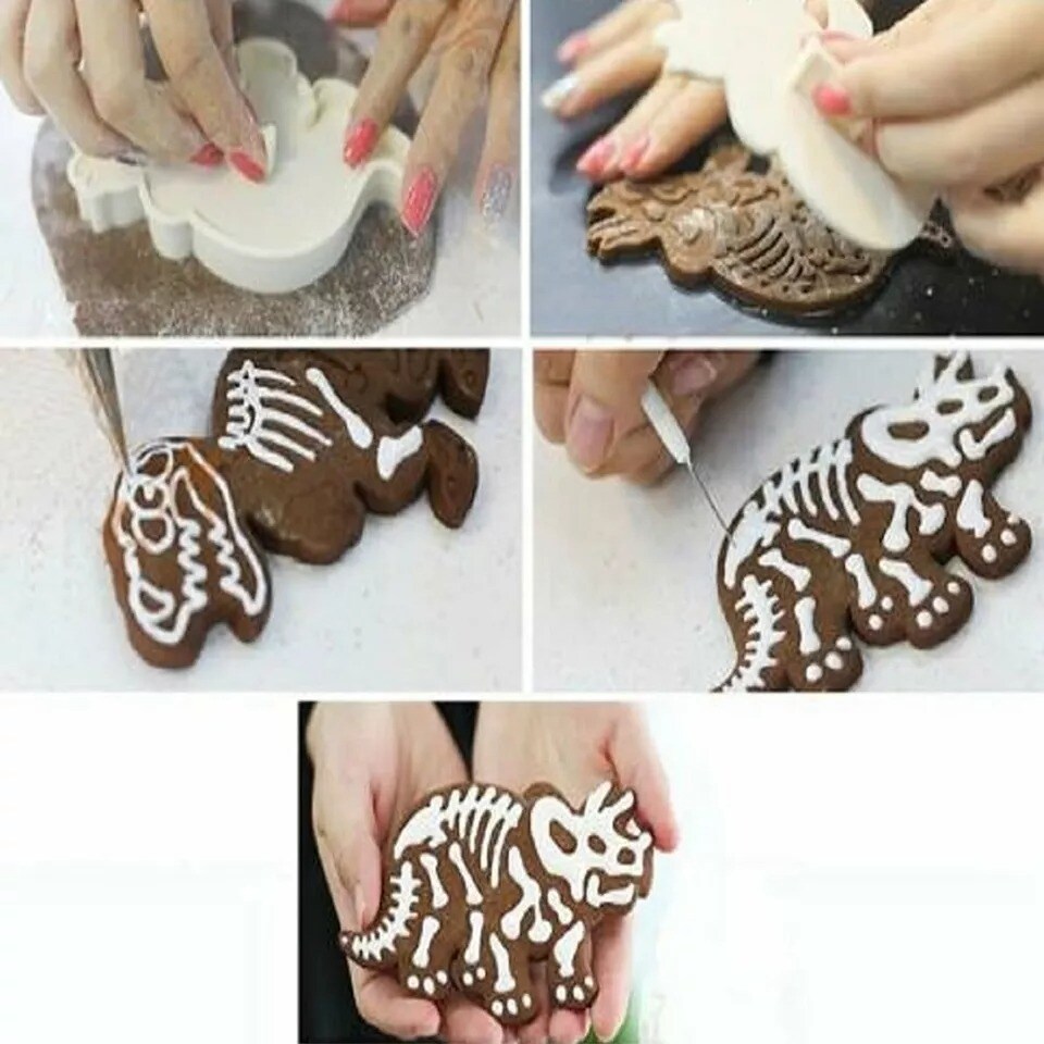 Set of 3 Dinosaur Cookie Cutter