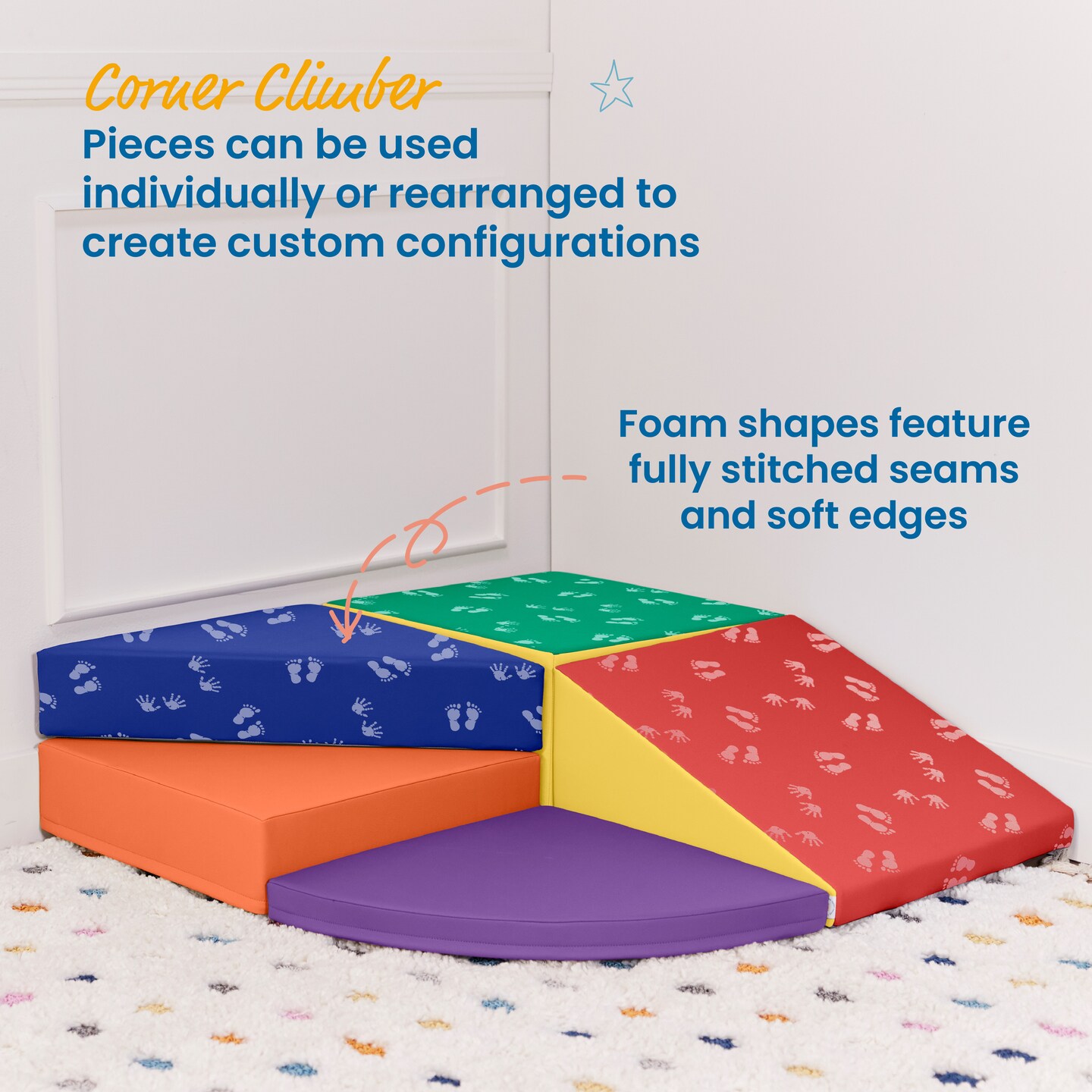 Tiny Twisting Corner Climber, Beginner Playset