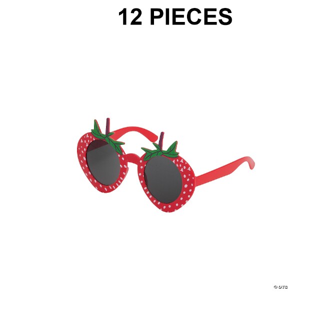 Strawberry Sunglasses - 12 Pc.