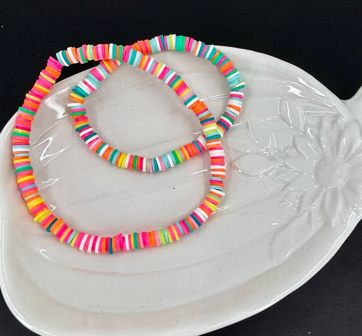 Copy-Bright Fuchsia and Orange and Blue, Green, Yellow, and White