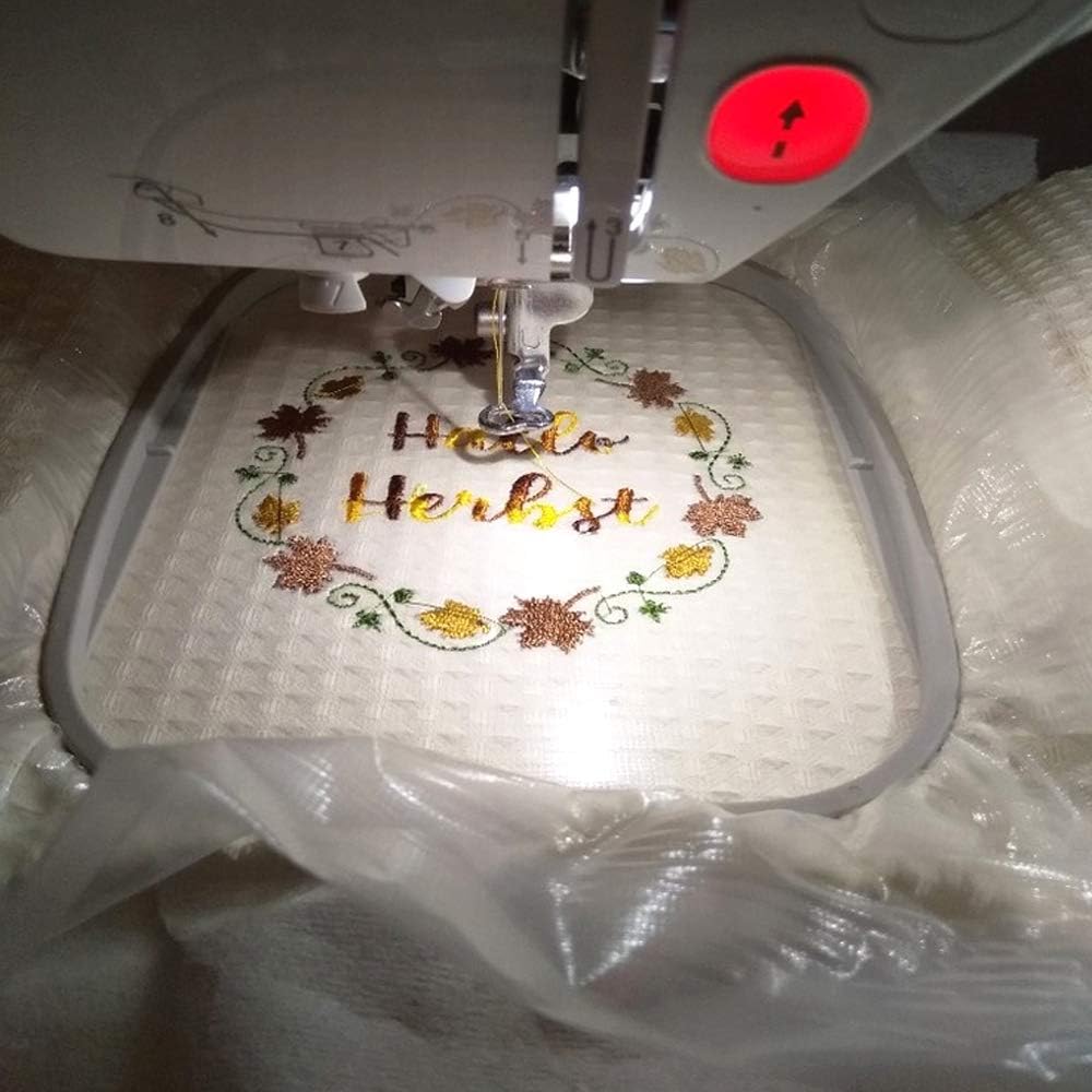 Light Weight Clear Wash Away - Water Soluble Embroidery Topping Film - 10&#x22;x10 Yd roll - Cut into Various Sizes for Machine Embroidery and Hand Sewing