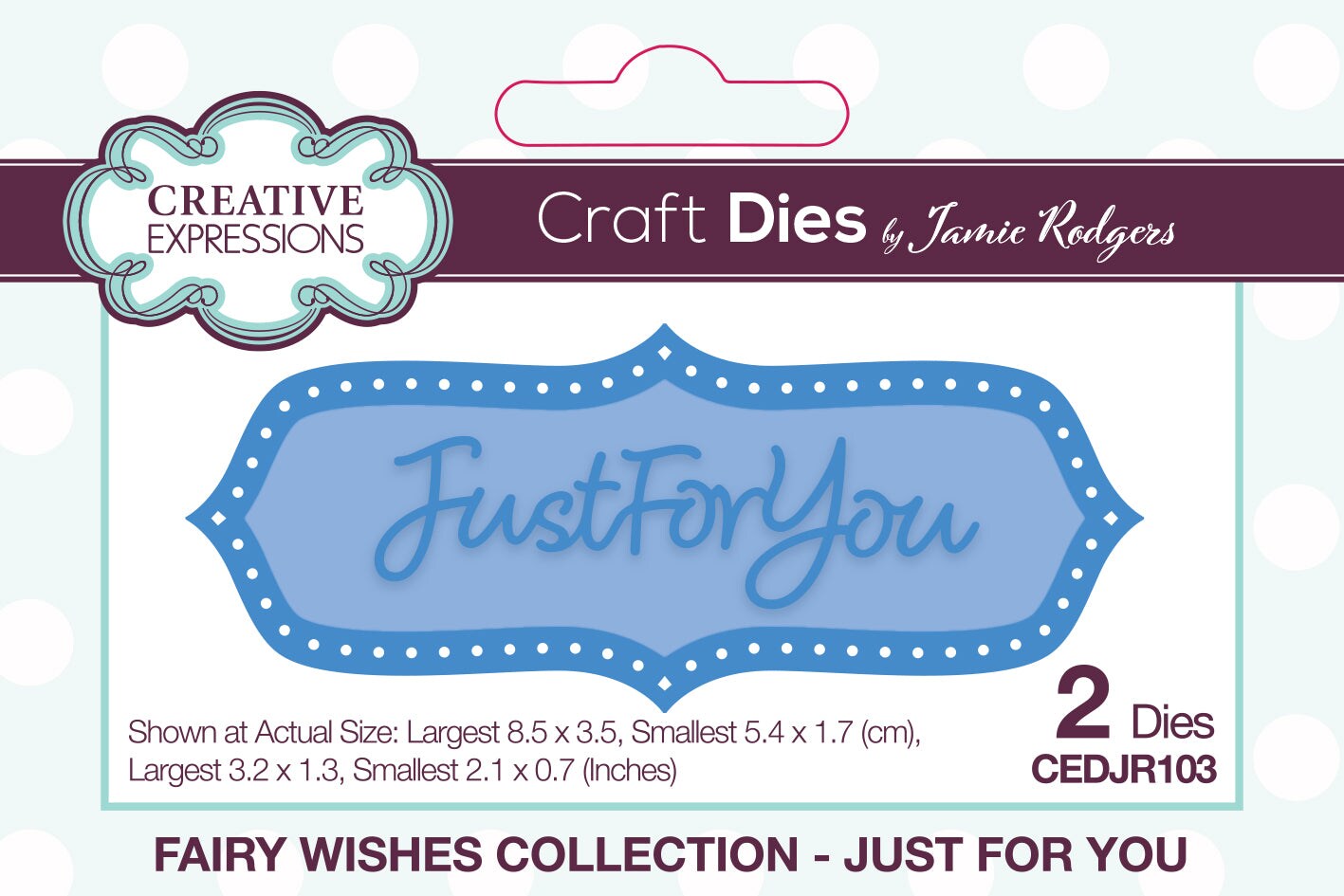Creative Expressions  Jamie Rodgers Fairy Wishes Just For You Craft Die