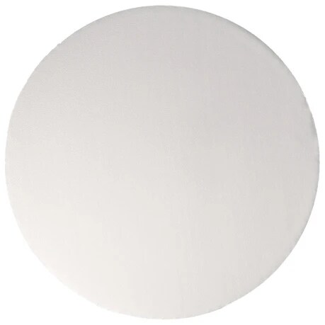 18&#x22; Round White Foil Cake Board Drum