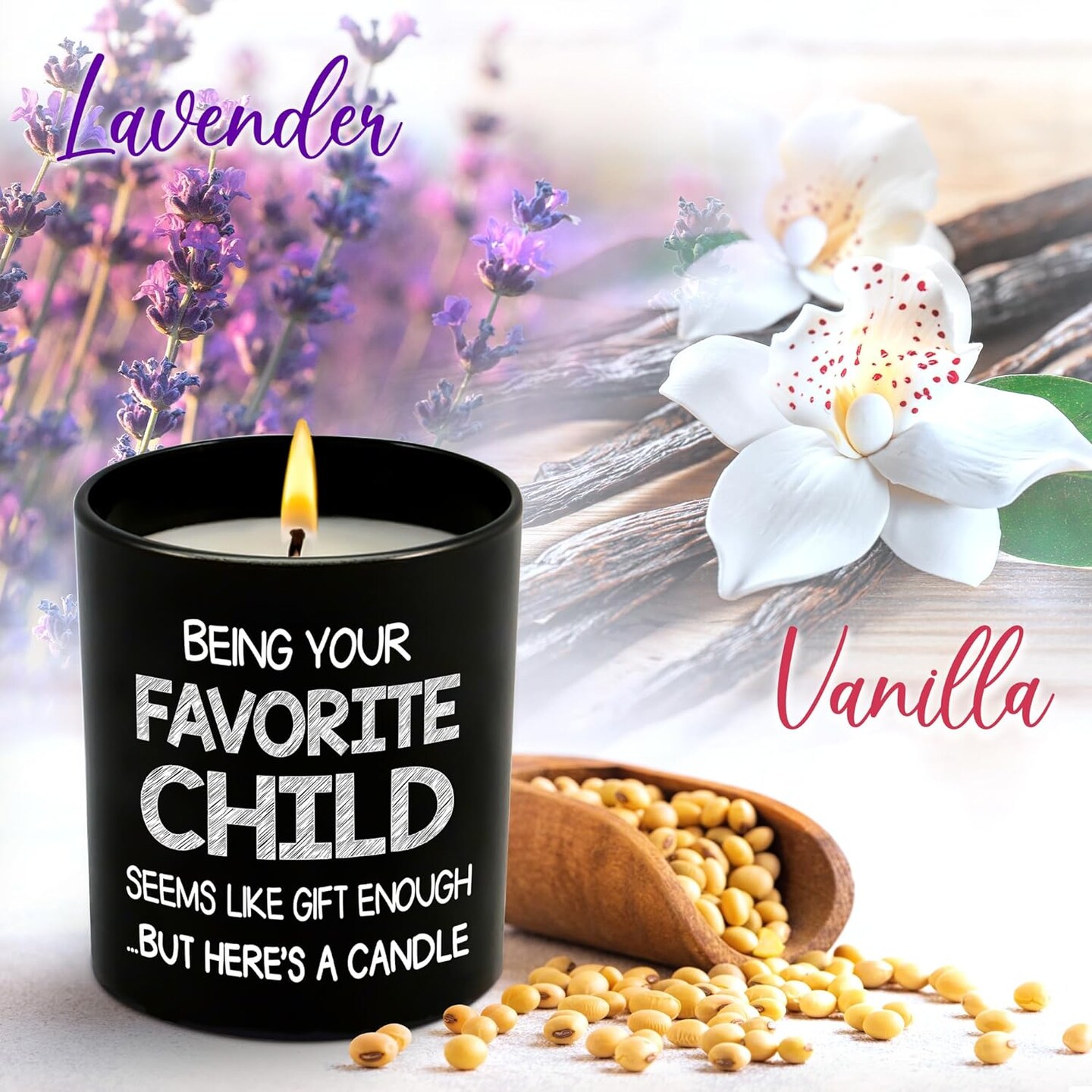 10 Oz Relaxing Scented Candle with Meaningful Message for Father&#x27;s Day Gift