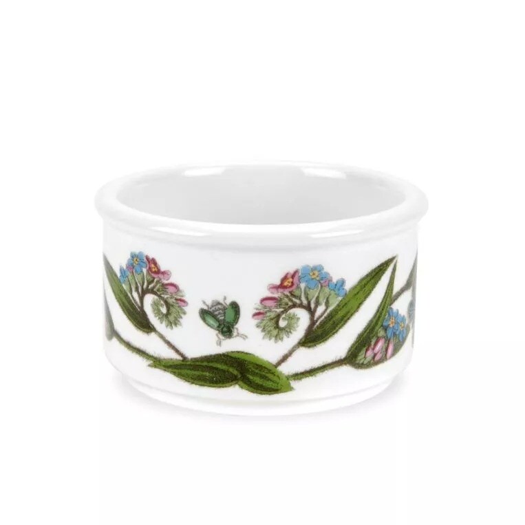 Portmeirion Botanic Garden 5-Ounce Fine Porcelain Stackable Ramekins, Set of 6