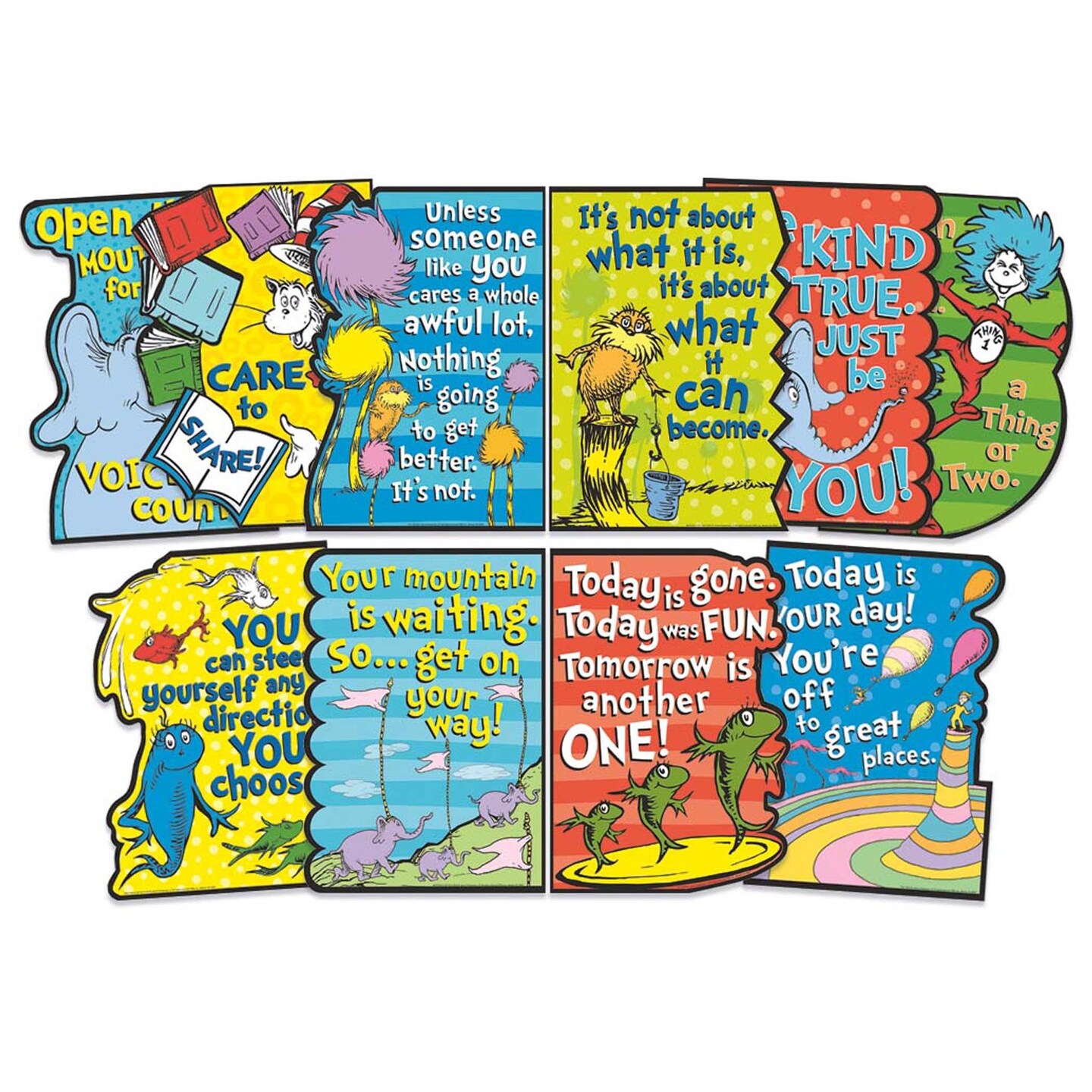 Dr. Seuss&#x2122; Die-Cut Poster Set