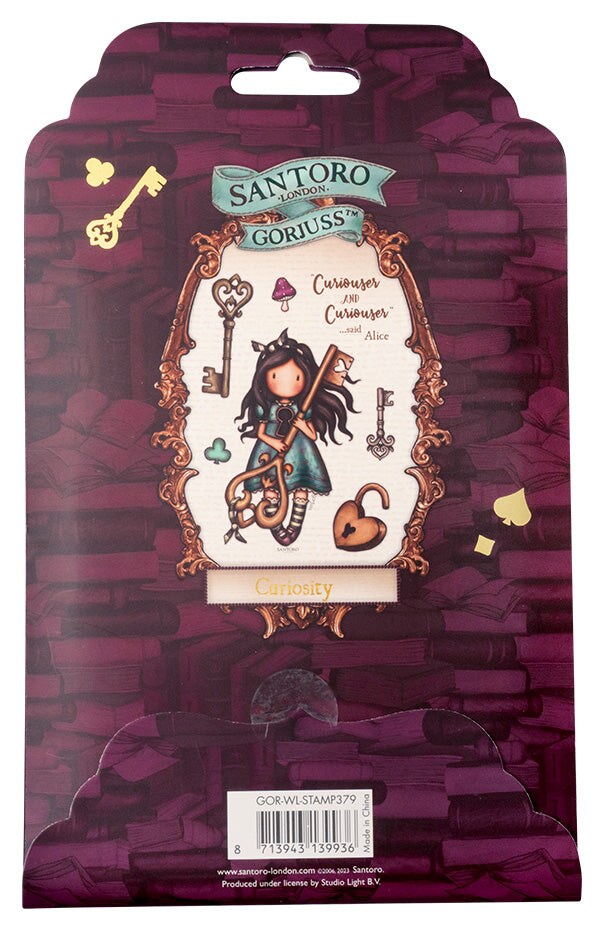 Studio Light GOR Cling Stamp Curiosity Wonderland 170x120x5mm 7 PC nr.379