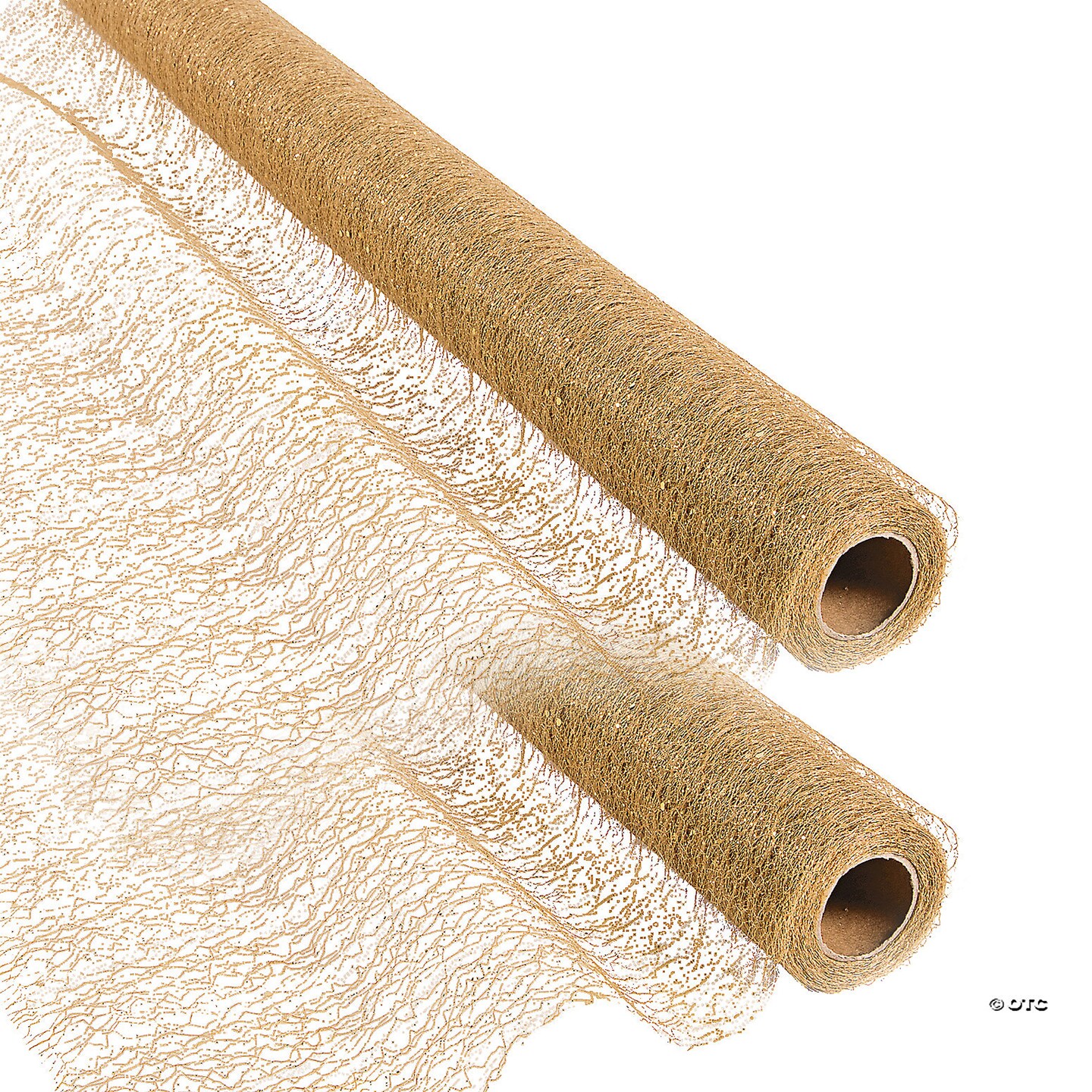 Gold Glitter Fabric Roll