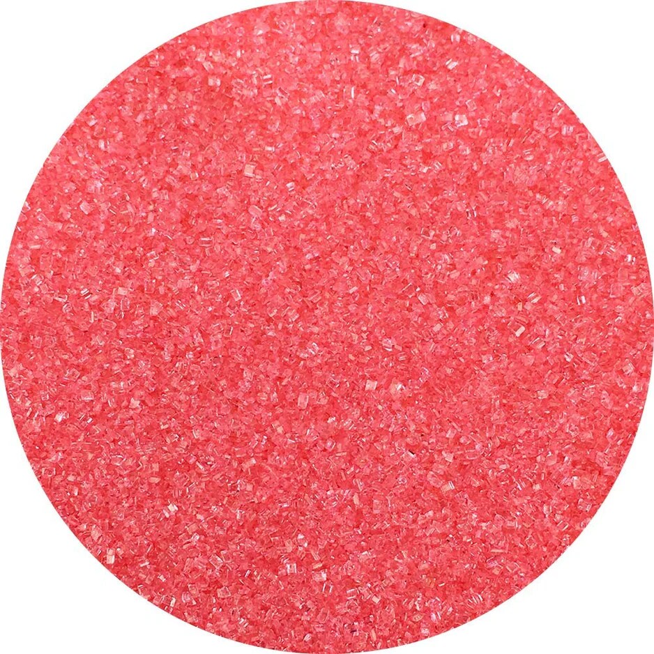 Celebakes Coral Sanding Sugar, 4 oz.