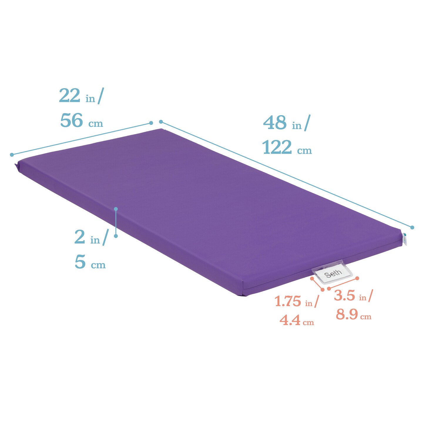 Rainbow Rest Mat, 2in, Sleeping Pad, 5-Piece