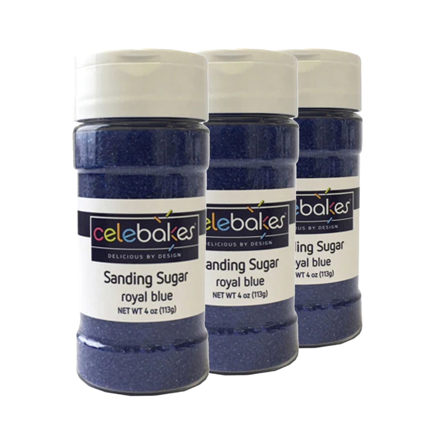 Celebakes Royal Blue Sanding Sugar, 4 oz.