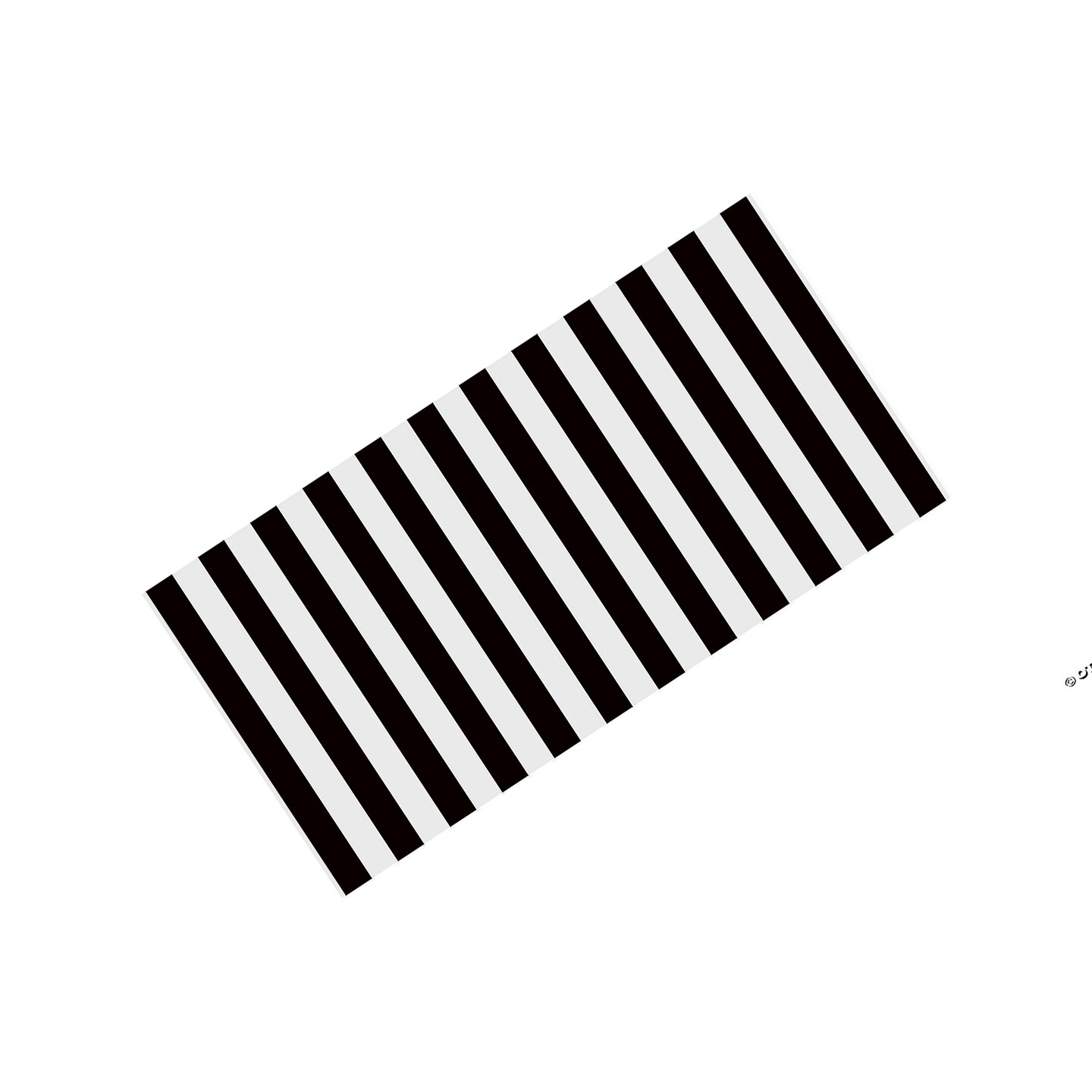 Fadeless Black &#x26; White Stripe Bulletin Board Paper Roll