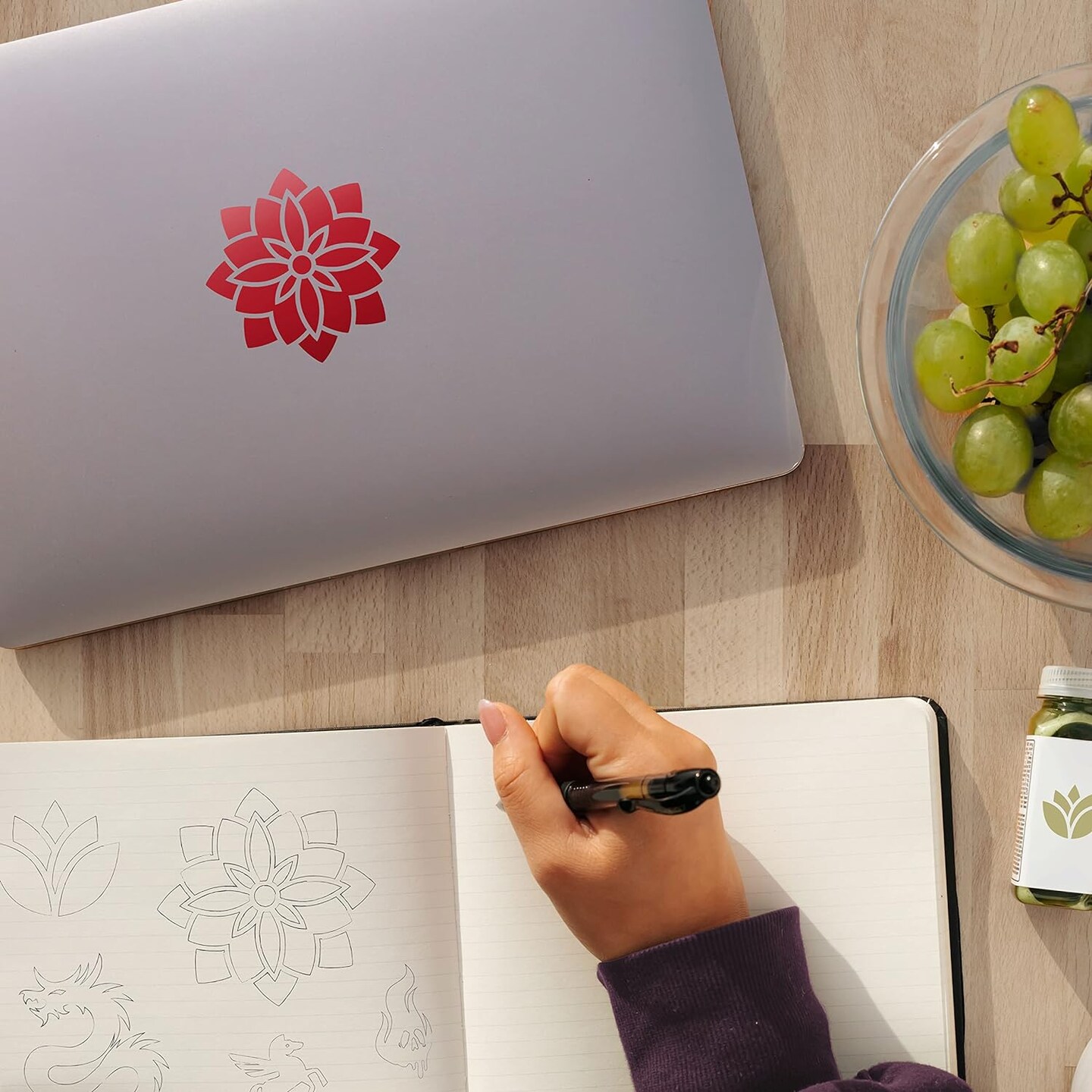 DECO65 Reflective Permanent Adhesive Craft Vinyl Roll for Cricut, Silhouette & Cameo (Red, 12" x 4ft (w/Transfer 12" x 12"))