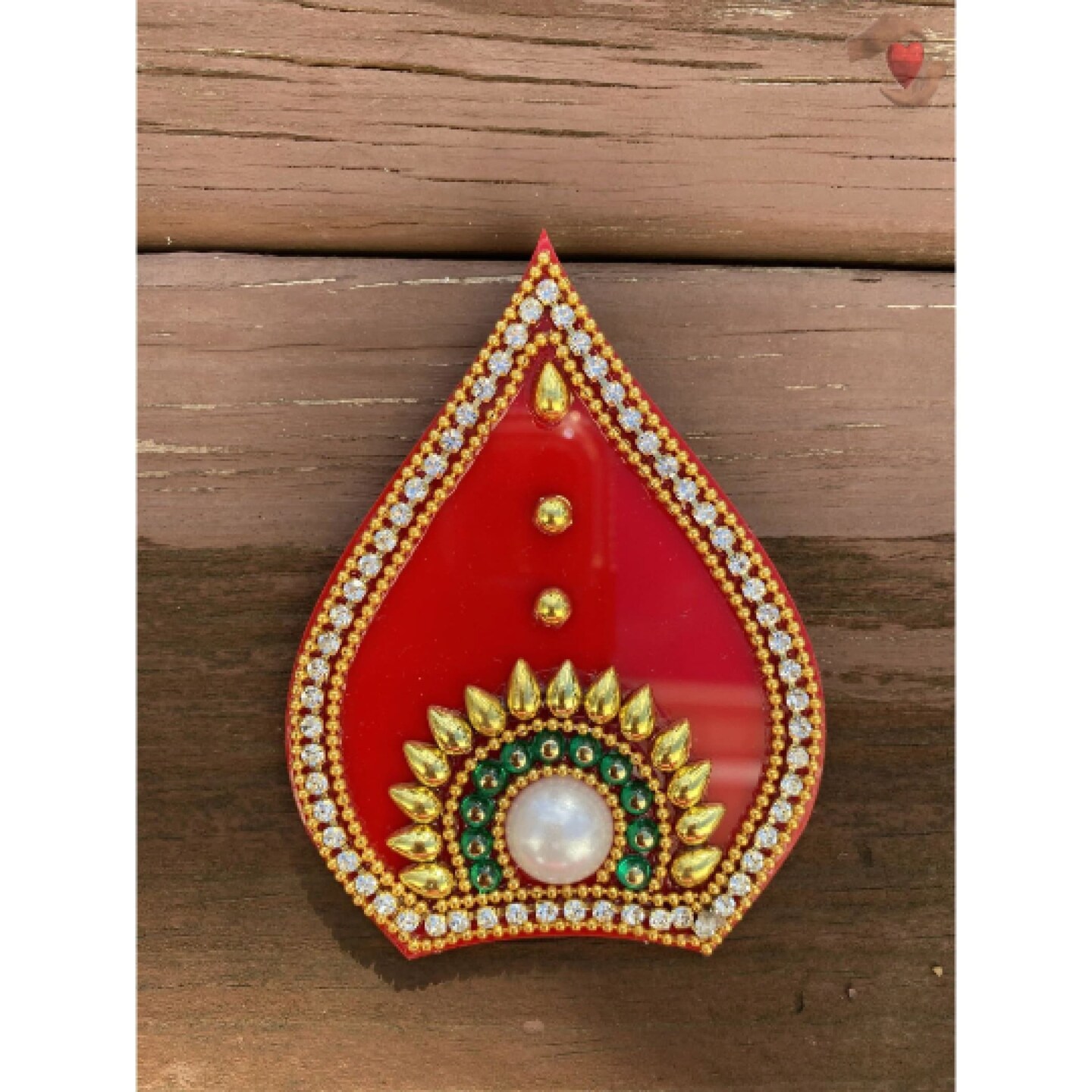 Diwali Acrylic Rangoli Set Decorative Pooja Floor Rangoli with Studded Stones Indian Traditional Handmade Reusable Rangoli Set Festive Home Decor Housewarming Gift
