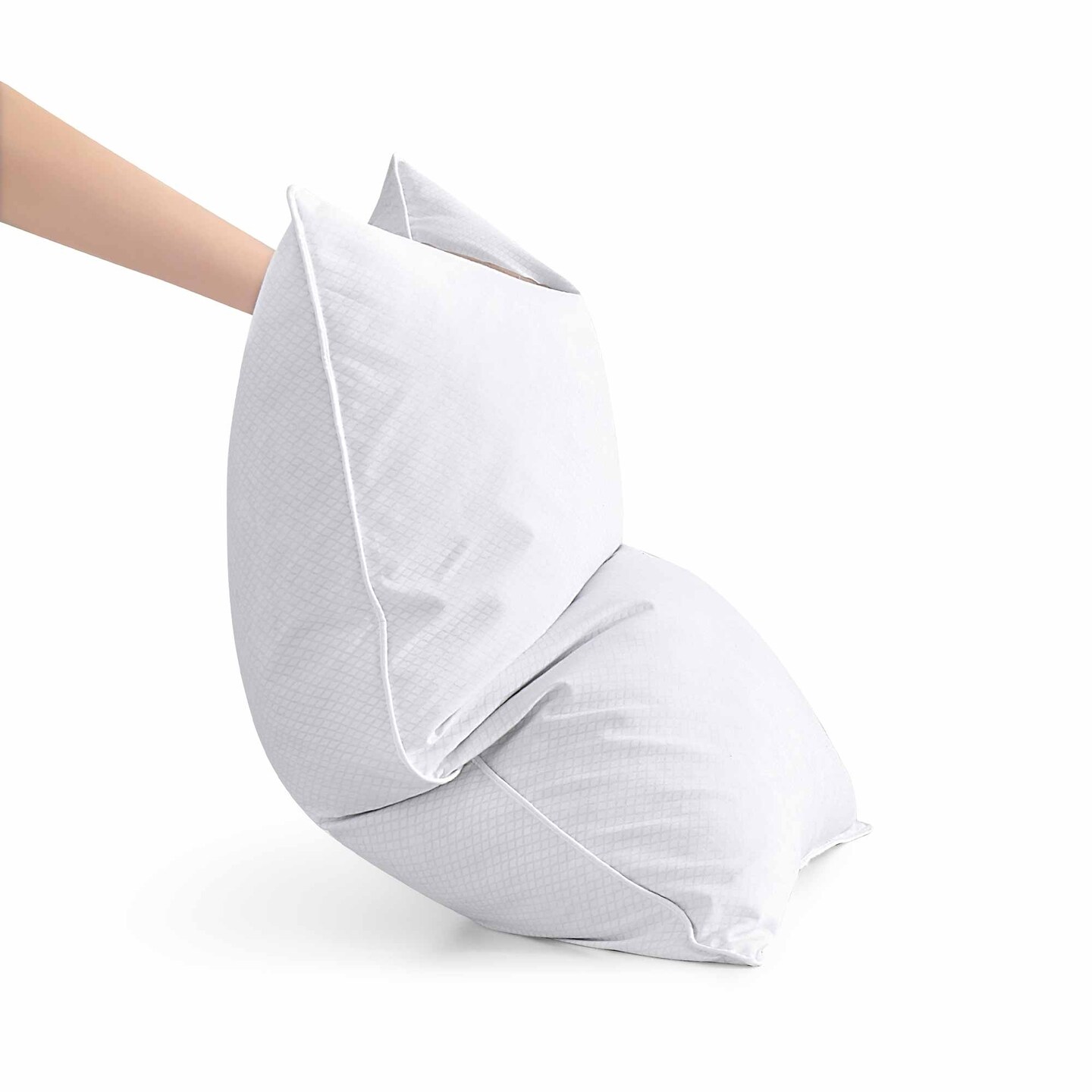 Peace Nest 2 Pack Cooling Bed Pillows for Sleeping - Goose Down Feather for SideandBack Sleepers