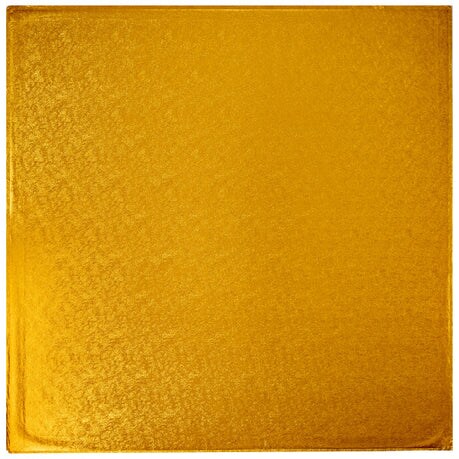 20&#x22; Square Gold Cake Board for Wedding Cakes