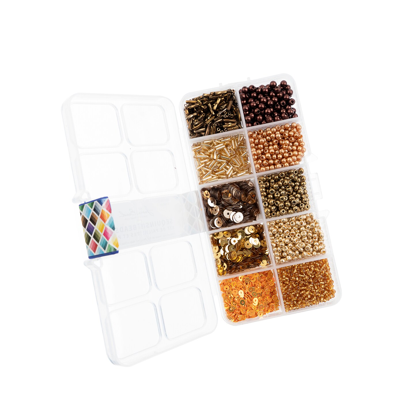 John Bead 10 Types Mix Sequins &#x26; Beads Kit