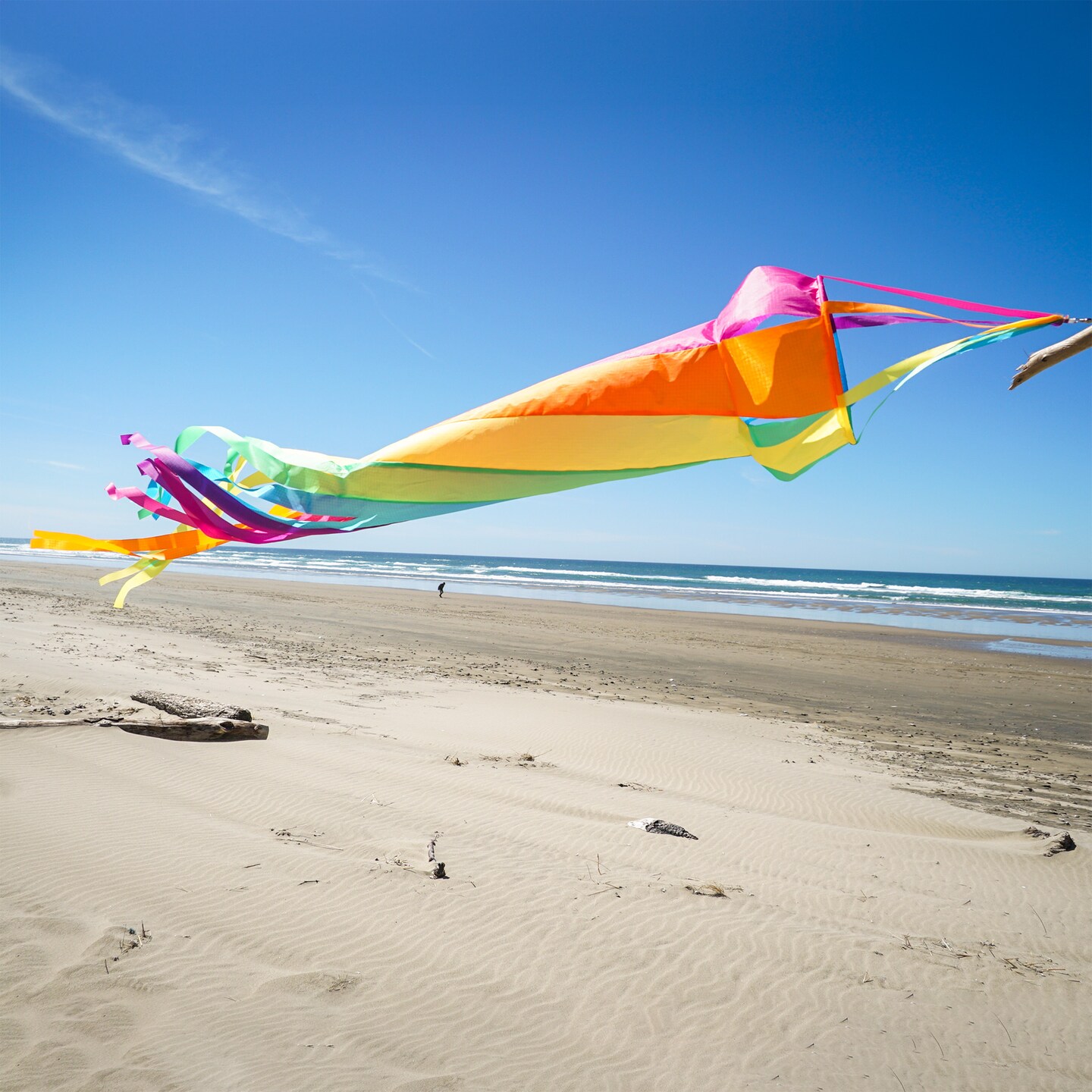 In the Breeze 5228 &#x2014; 60-inch Fiesta Spinsock &#x2014; Colorful and Fun Spinning Windsock, Kite Line Laundry