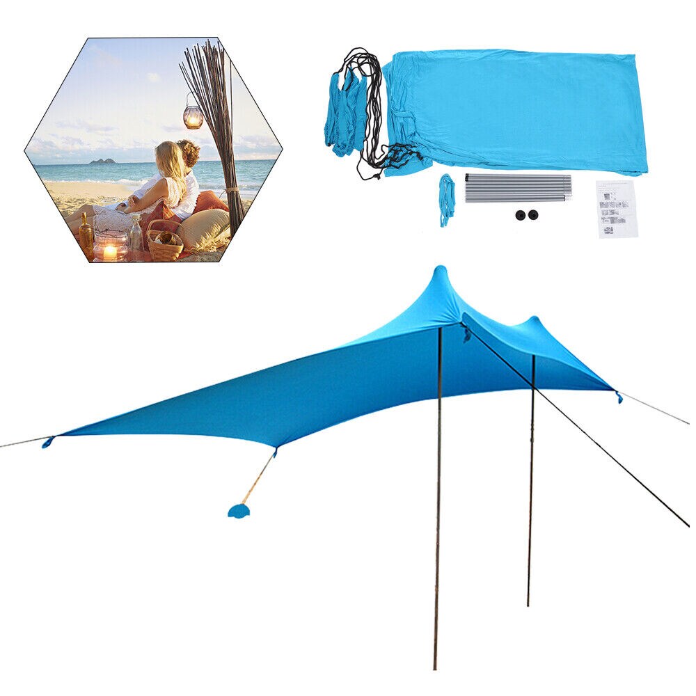 Kitcheniva 10 Ft Protection Beach Shelters Tent Lightweight Sun Shade