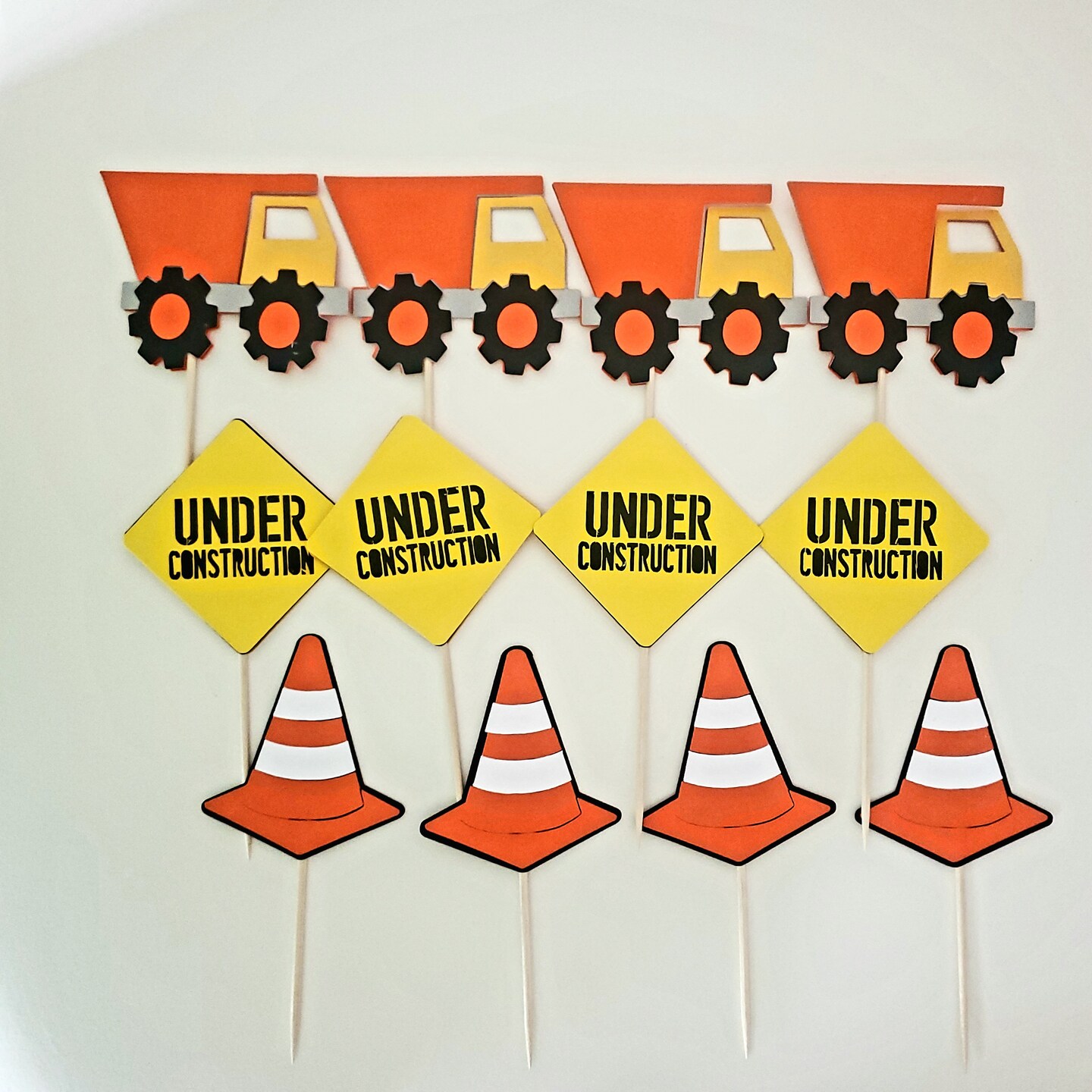 construction-party-cupcake-toppers-dump-truck-party-cupcake-toppers-makerplace-by-michaels for Free Printable Construction Cupcake Toppers Construction Party Cupcake Toppers ~ Dump Truck Party Cupcake Toppers | MakerPlace by Michaels for Free Printable Construction Cupcake Toppers