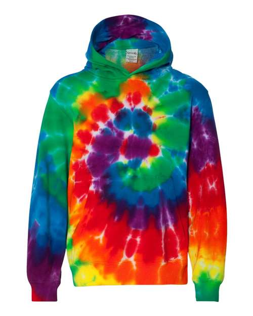 DYENOMITE&#xAE; Youth Multi-Color Swirl Hooded Tie-Dyed Sweatshirt