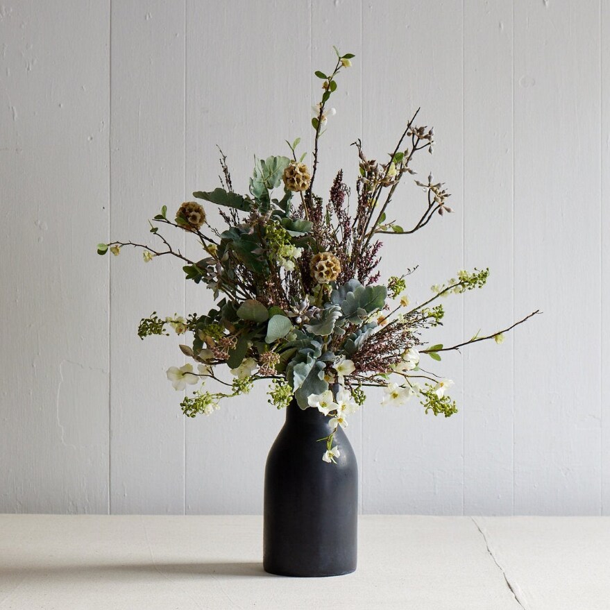 Summer EcoFaux Eucalyptus Seed Branch by Bloomist
