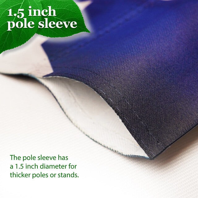 G128 House Flag God Bless America USA Flag Accent | 28x40 Inch | Printed Blockout Polyester - Patriotic Decoration