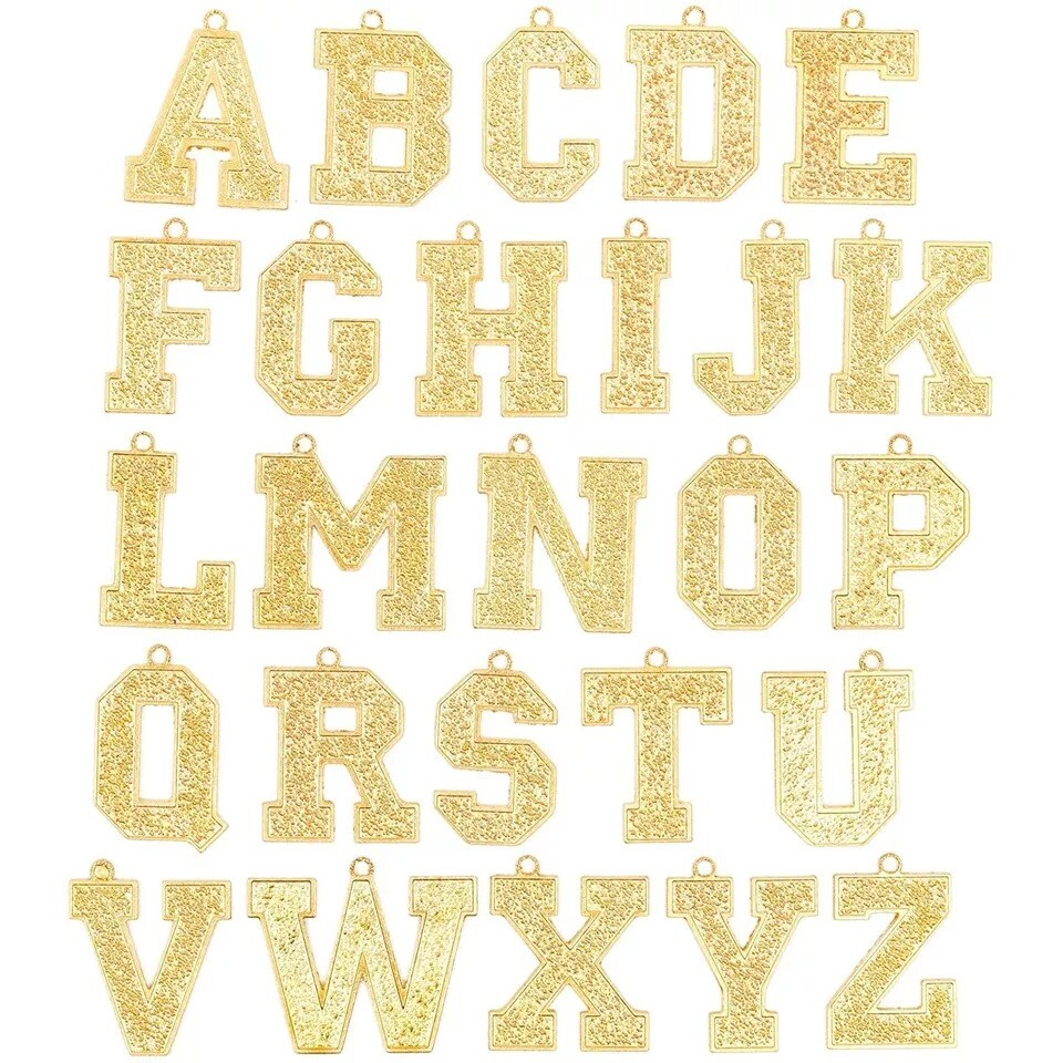 Alphabet Letter Pendants Necklace