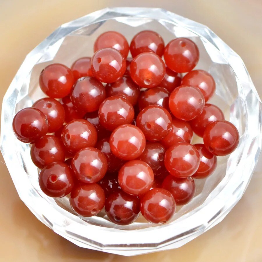 100 PCS Natural Gemstone Round Beads