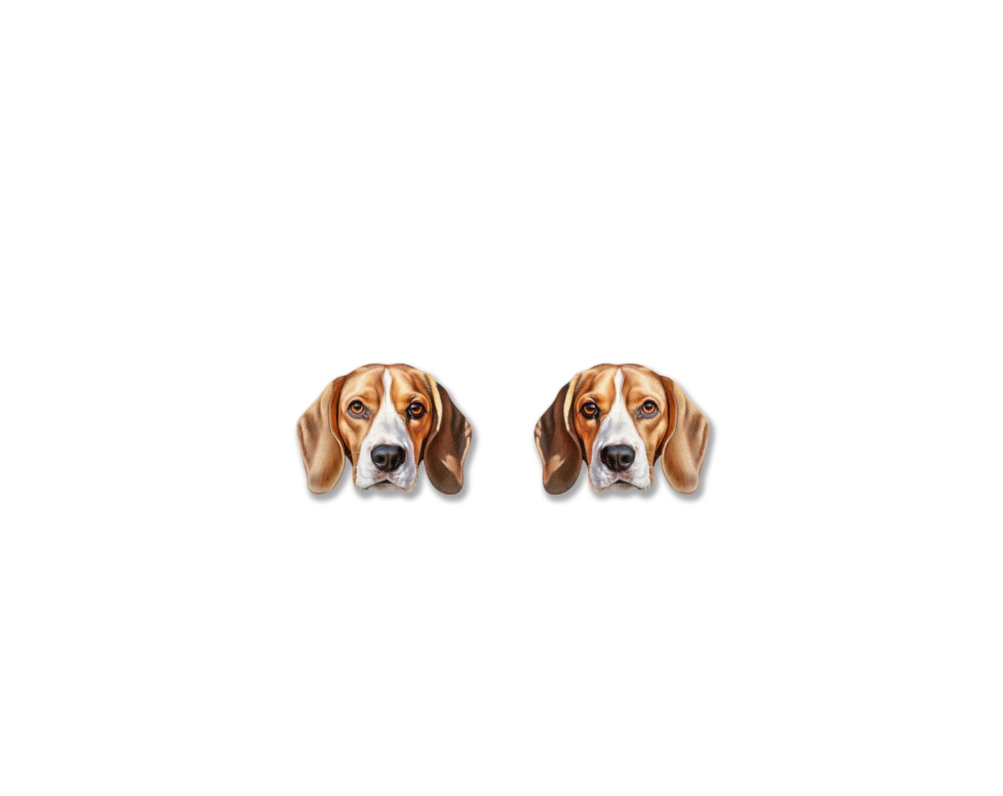 Beagle Earrings Beagle Dog Earrings Dog Stud Earrings Beagle Jewelry Beagle Gift For Beagle Mom Gift For Dog Mom Gift For Her Beagle Lover product 2