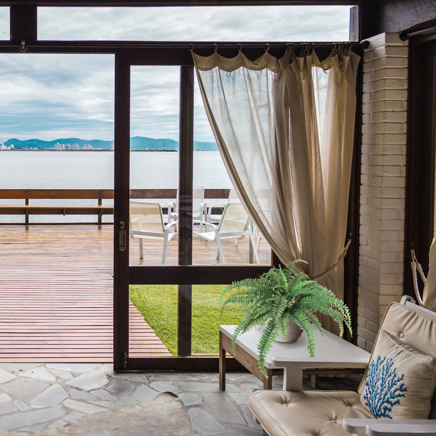 6-Pack: Boston Fern Plant with 48 Silk Fronds, 48&#x22; Wide, Floral Home by Artificial Flowers