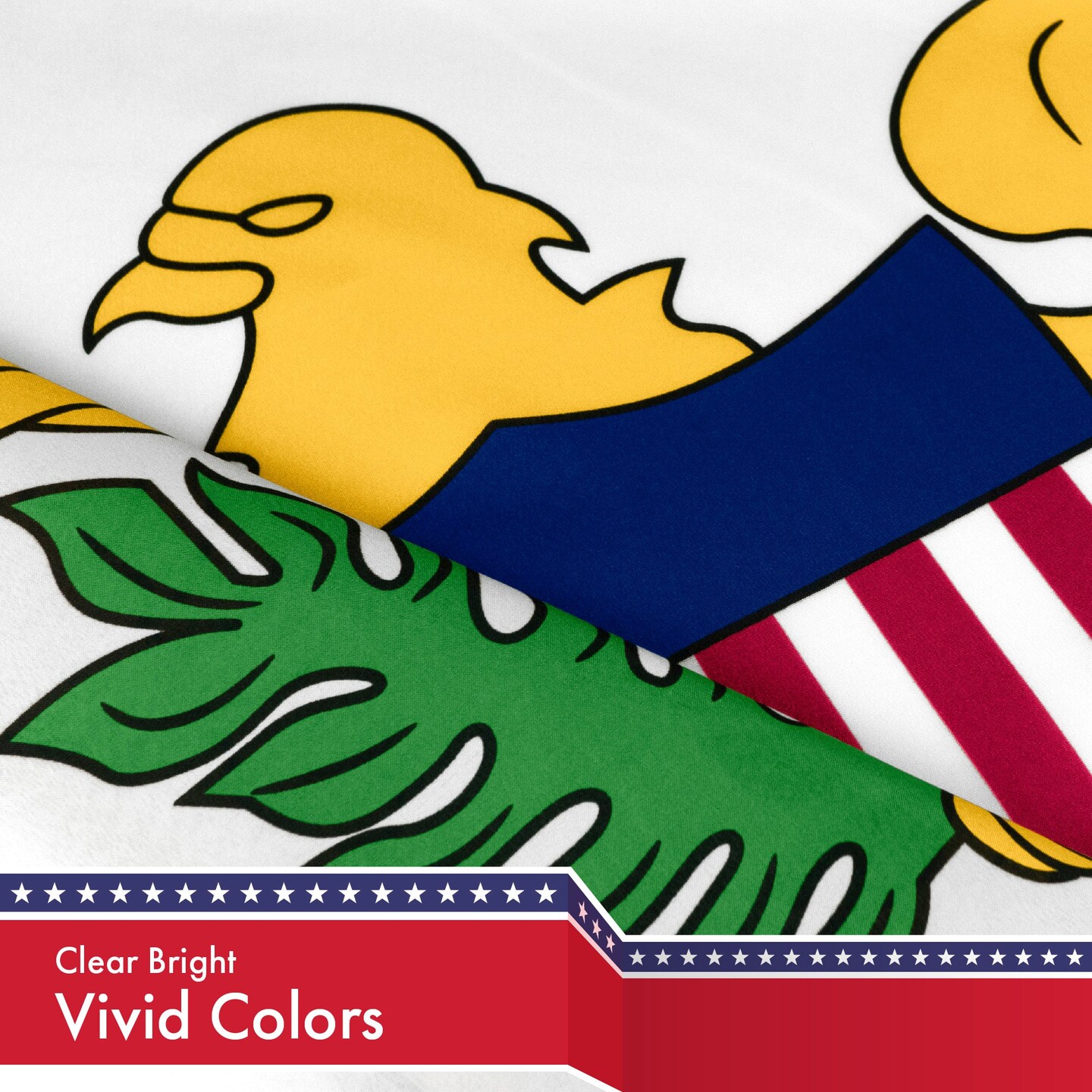 U.S. Virgin Islands Flag 3x5 Ft 3-Pack 150D Printed Polyester By G128