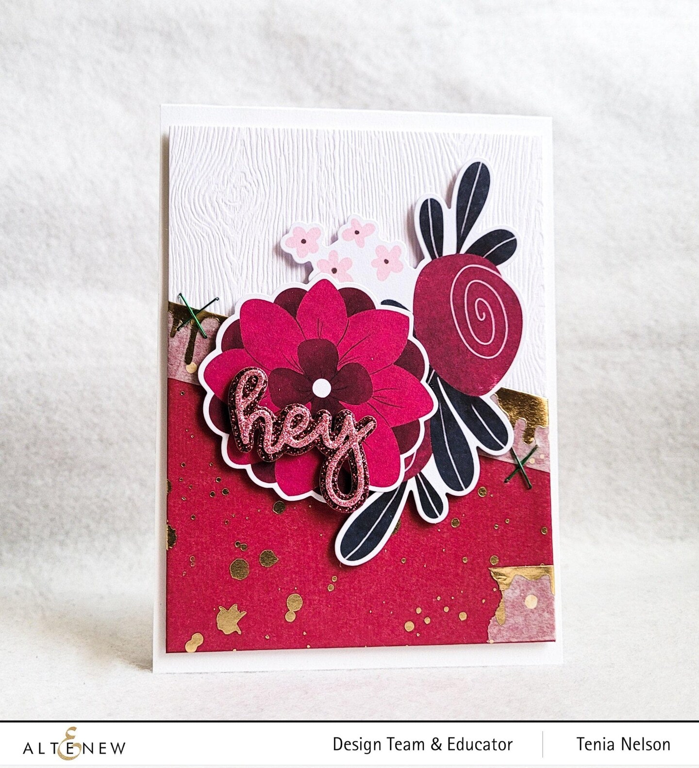 Gold Foil Paint Drip Washi Tape