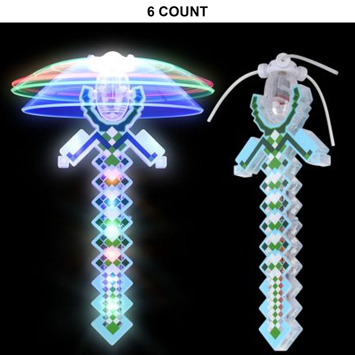 Light Up Pixel Spinner Wand | MINA&#xAE;