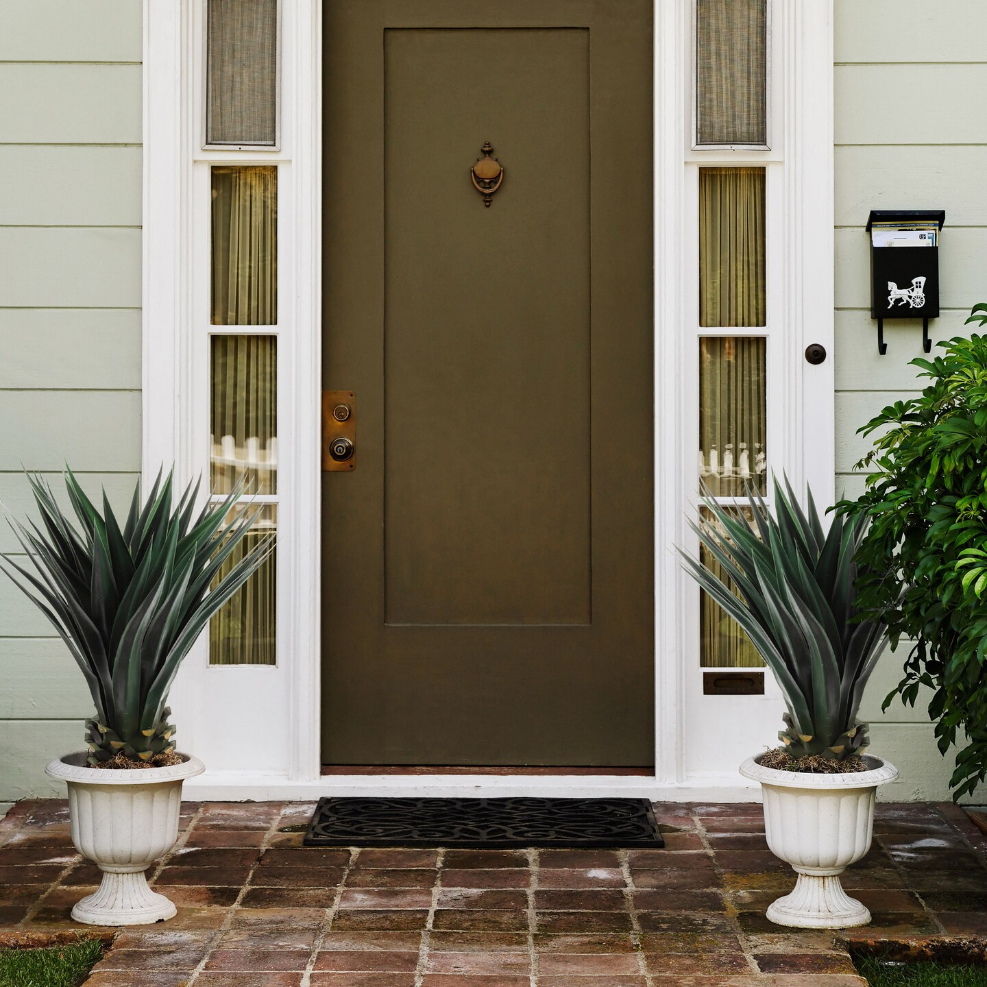 36" Artificial Agave Plants 2-Pack - Realistic Succulent Décor, Indoor/Outdoor Use, Home & Office Accents - Year-Round Style, Floral Home by Artificial Flowers