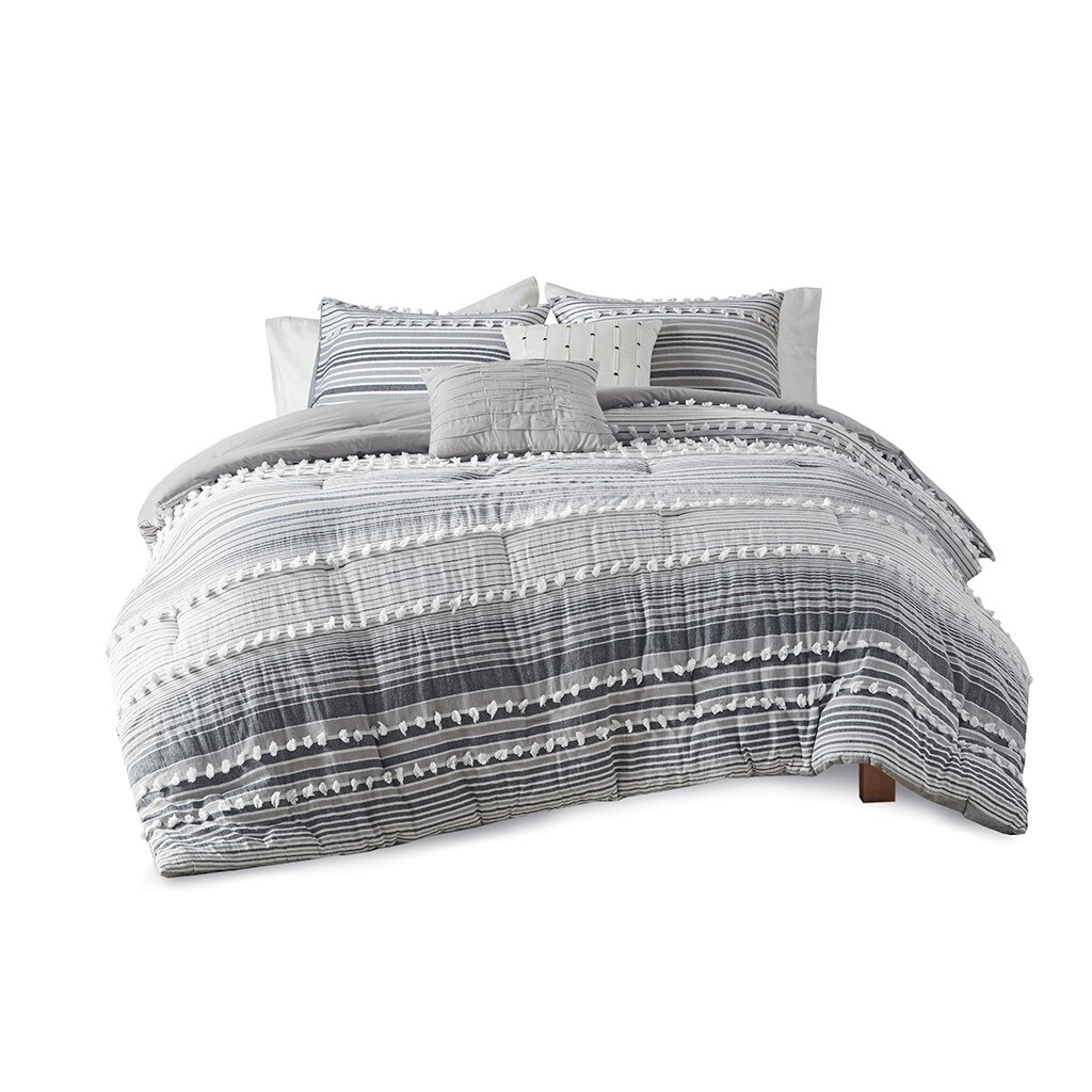 Gracie Mills Hector Pure Bliss Cotton Comforter Ensemble - Grace-12644